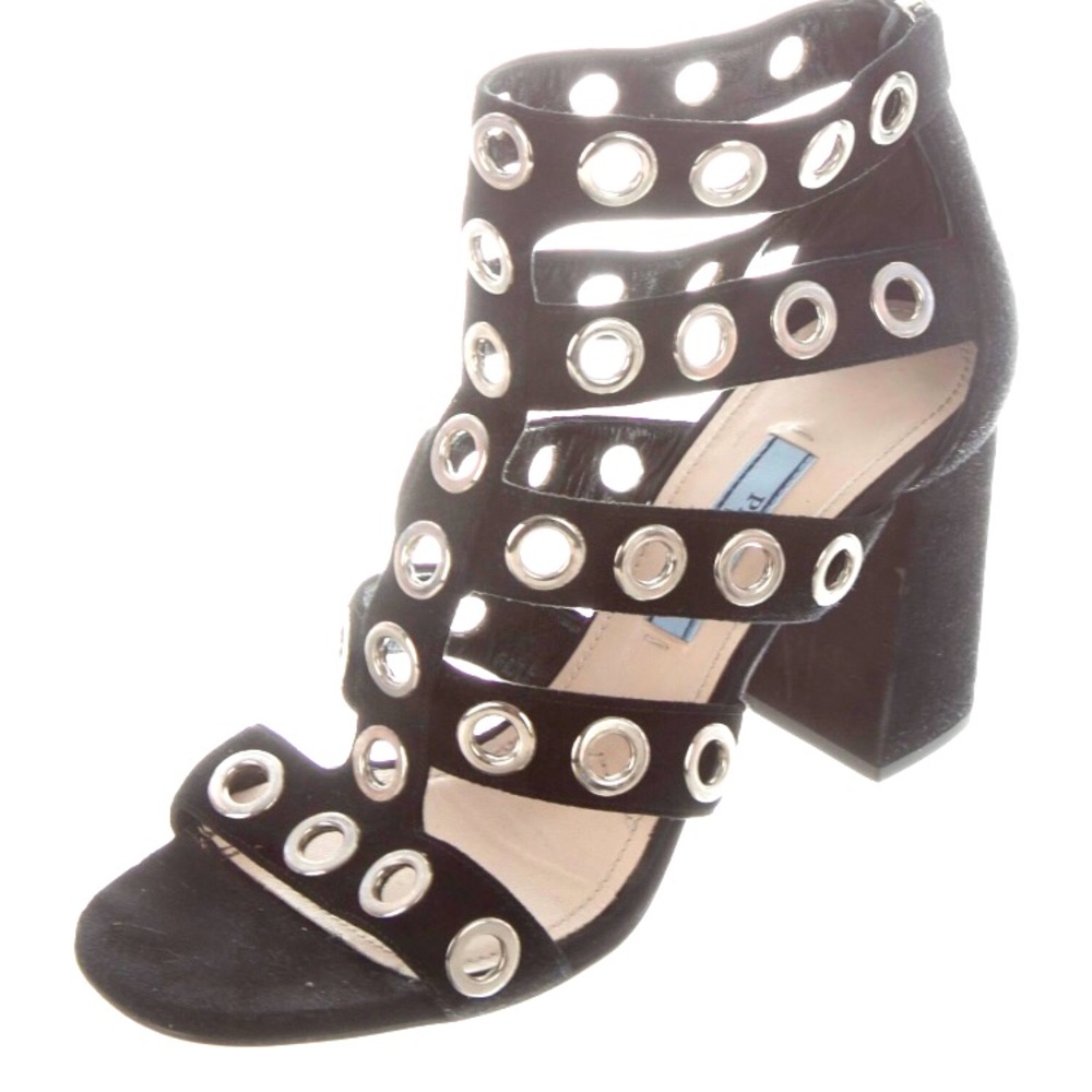 🌹Black Prada Suede Shoes